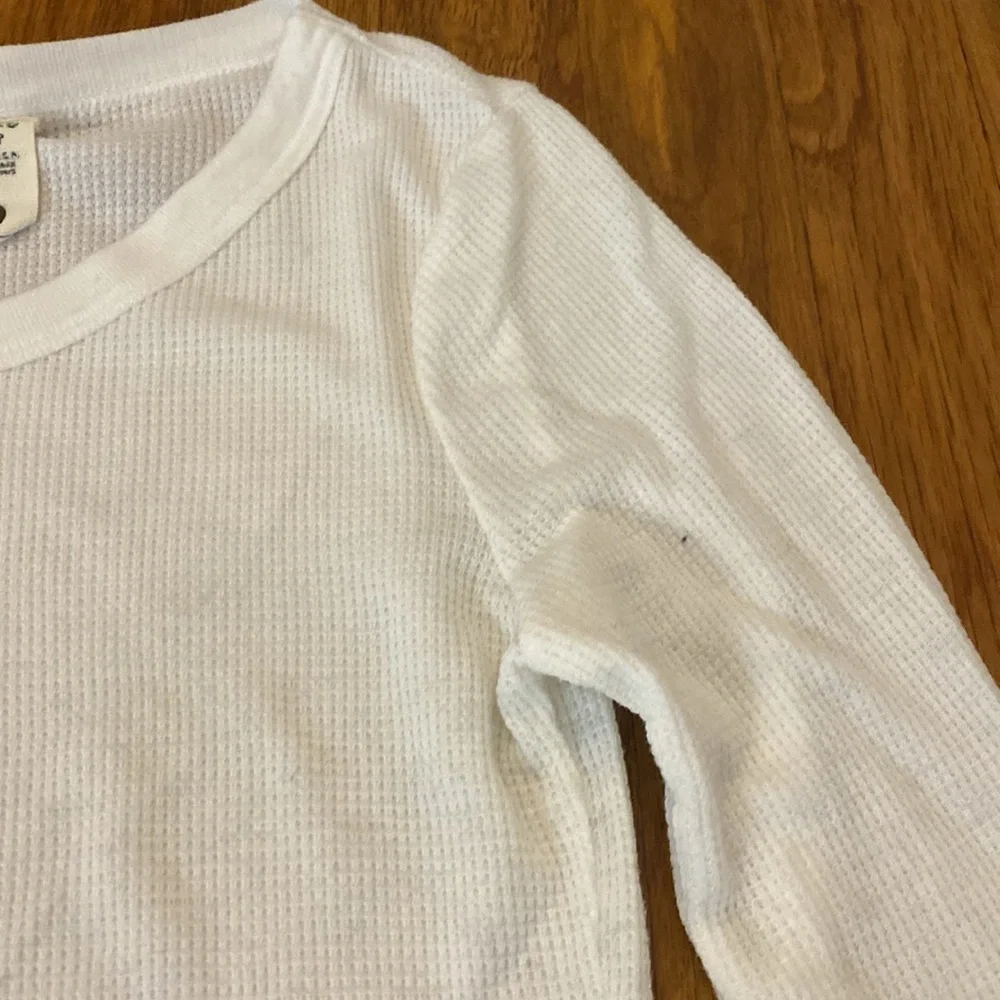 Free People Women’s White Long Sleeve Shirt Size XS